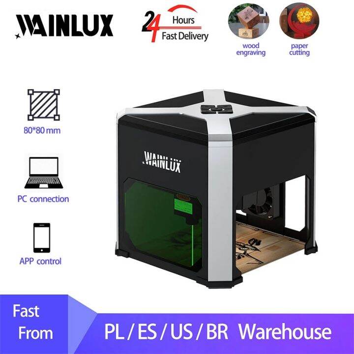 Wainlux K6 Mini Laser Engraver 3000mW APP/PC Support Laser Engraver ...