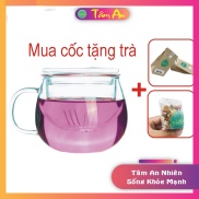 Cốc Pha Trà Thủy Tinh Có Lõi Lọc Cao Cấp 350ml