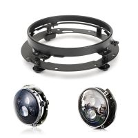 Install fixed bracket 7 inch round headlight motorcycle for Harley Jeep Wrangler JK