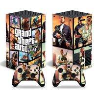 รูปลอกสติ๊กเกอร์สกินสไตล์ GTA สำหรับ Xbox ชุด X คอนโซลและคอนโทรลเลอร์ Xbox Series 2ชุด X สติ๊กเกอร์สกิน Viny