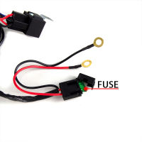 Auxting 124lead Wiring Harness Relay 12v Car LED Light Bar Wire Loom Cable Kit Fuse for Auto Driving Offroad Led Work Lamp