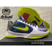 2023 New HOT [Original] ΝΙΚΕ K0be 5 Purple Yellow Fashion Basketball Shoes Men Sports Shoes {Free Shipping.}