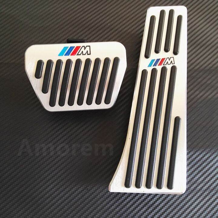 xuming BMW Fuel Brake Pedal Covers for BMW X3 X4 X5 X6 F10 F30 F20 E46