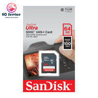 EC Service  SD Card SANDISK ULTRA SDSDUNR-GN3IN (100MBs,) 64GB 128GB 256GB อุปกรณ์จัดเก็บข้อมูล เมมโมรี่การ์ด การ์ด SD การ์ด สินค้าแท้ทุกชิ้น