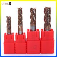 HRC60 D6X75L D8X75L D10X75L D12X75L4Flute Solid Carbide Endmills ความยาวมาตรฐานการกัดด้านข้าง Slotting Profiling face mill