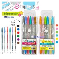 ปากกาสี Triple 3 Bloom 1 แพ็ค มี 6 สี