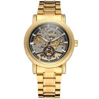 ZZOOI Fashion Winner Top Brand Gold Full Steel Watches Men Automatic Mechanical Watch Male Skeleton Wristwatches Relogio Masculino