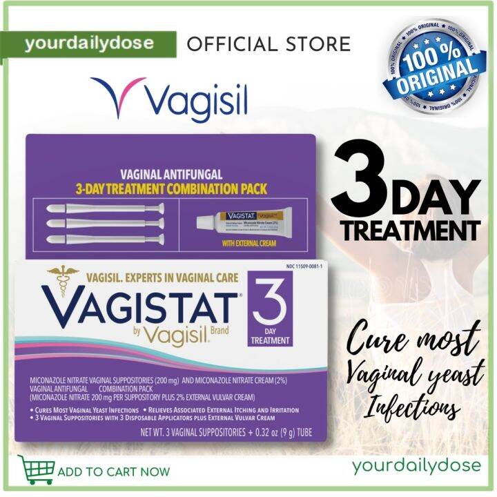 Vagistat 3 Day Yeast Infection Treatment for Women Helps Relieve ...