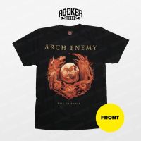 READY STOCK [1681] Arch Enemy - Will To Power Tour 2018-เสื้อยืดสีดำ Baju Band Legen Rock