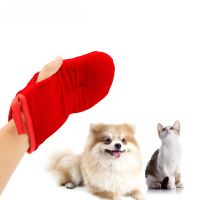 Hair Removal Artifact Pet Sticky Hair Gloves Clothing Dusting Brush Cat Dog Bristles Device Anti-static Dog Massage Glove Brush Brushes  Combs