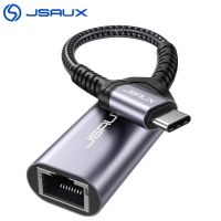 Jsaux Usb C ยูเอสบีอีเธอร์เน็ต-C เป็น Rj45 Lan อะแดปเตอร์สำหรับ Macbook Pro Samsung Galaxy S9/S8/Note 10/9 Type C อีเตอร์เน็ต Usb การ์ดเน็ตเวิร์ก