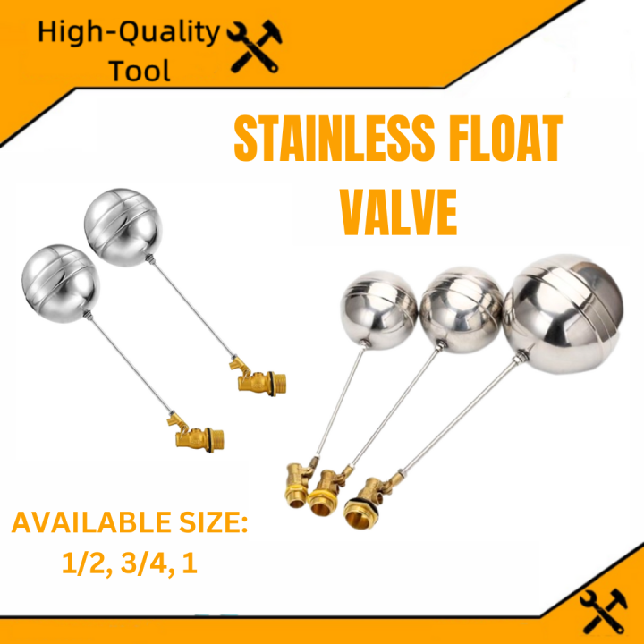 STAINLESS FLOAT VALVE 1/2