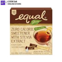 ?สินค้าขายดี? [40ซอง]EQUAL STEVIA อิควล สตีเวีย หญ้าหวาน สารให้ความหวานแทนน้ำตาลจากหญ้าหวาน คีโต โลว์คาร์บ 40ซอง/100ซอง