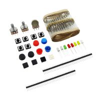 1 sets Handy Portable Resistor Kit for Arduino Starter Kit UNO R3 LED potentiometer tact switch pin header WATTY Electronics