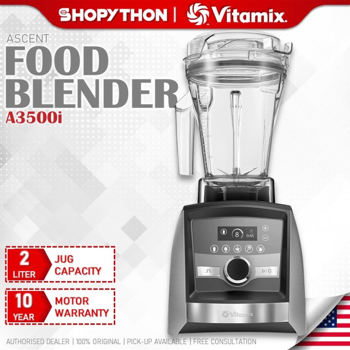 Vitamix A3500 Series BPA-Free Brushed Stainless Steel Blender with