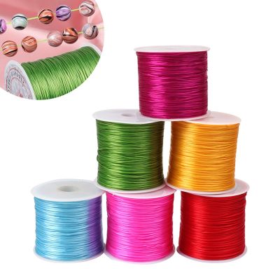2Pcs Elastic Thread Round Crystal Line Nylon for Bracelet Jewelry Diy Making Accessories Jewelry Beaded Cord 0.3/0.4/0.5/0.6/1mm
