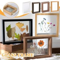 【hot】﹊♤  6/8inch Double-sided Glass Specimen Frame Photo Log Color Transparent V3d4