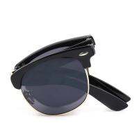 【LZ】✳▨☍  May Flower Fashion Foldable Polarized Sunglasses New  Men Portable Fold Air Cushion Sun Glasses with Case Square Driving Eyewear