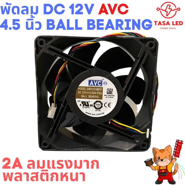 พัดลมระบายความร้อน-12v-2a-4-5-นิ้ว-พัดลมคอม-พัดลมเครื่องเสียง-รถเครื่องเสียง-ลำโพงเครื่องเสียง-มีเก็บปลายทาง