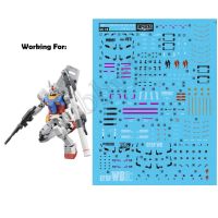 Hot Selling For MG 1/100 RX-78-2 Ver 3.0 D.L Model Master Water Slide Pre-Cut Caution Warning Detail Up Decal Sticker UC13 DL RX-78 Dalin