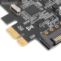 Taurus307 Pcie พอร์ตคู่ Ps2 การ์ดขยาย Sata อินเตอร์เฟซปลั๊กแอนด์เพลย์ คีย์บอร์ด เมาส์