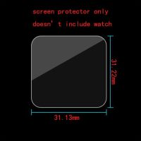 ปกป้องหน้าจอกระจกนิรภัยสี่เหลี่ยมป้องกันลายนิ้วมือ0.26มม. ฟิล์มป้องกันสำหรับ Fitbit Versa สมาร์ทวอท์ชกันระเบิด