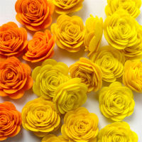 24Pcs/Lot Decoration Accessories Handmade Sewing Tool DIY Pads Materials Color Flower Felt