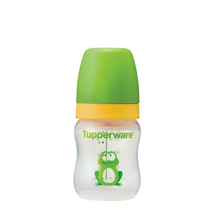 Tupperware Baby Bottle Frog with Teat 5oz Green