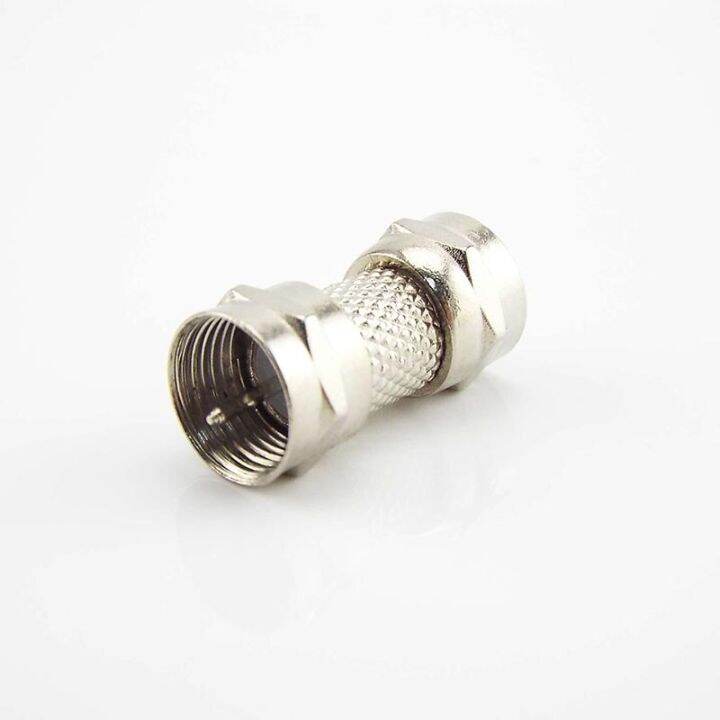 f-type-male-plug-connector-socket-to-rf-coax-tv-aerial-female-rf-adapters-2-6-1-1cm-video-coaxial-converter-silver-zinc-alloy