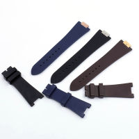 (ร้อน) ทนทาน25มิลลิเมตรยางซิลิโคน Watch Bands สำหรับ Patek PP 57115712กรัมสายนาฬิกาสีเทากันน้ำเทปข้อมือสร้อยข้อมือ