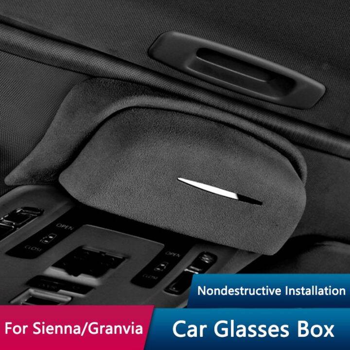 TAJIAN Car Glasses Holder Case Modification Roof Organizer Sunglasses