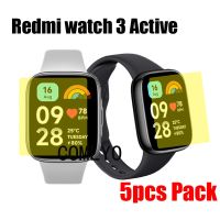 ☸ ฟิล์มกันรอยหน้าจอ HD TPU สําหรับ Redmi watch 3 Active 5 ชิ้น