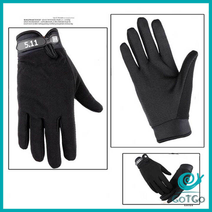 gotgo-ถุงมือมอเตอร์ไซค์-รุ่น-5-11-ไบค์เกอร์-non-slip-gloves-มีสินค้าพร้อมส่ง