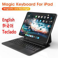 Backlight Magic Keyboard สำหรับ Pad Air 4 5 Pro 11 12.9สำหรับ Pad 10th Gen MINI 6 Floating Design Backlight Trackpad keysboard case.