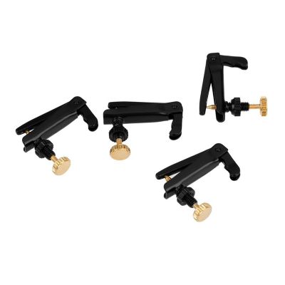 4pcs Violin Fine Tuner Adjuster with Copper Plating Screws for 3/4 4/4 Size Violin Accessories