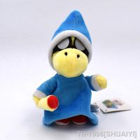 ۞✆ SHUAIYI Super mario anime figue kamek bonecas de pelúcia jogo dos desenhos animados macio recheado kawaii pingente periférico brinquedos aniversário presentes natal