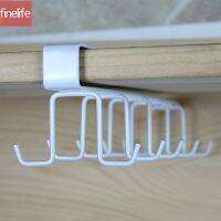 【พร้อมส่ง ตู้เก็บของห้องครัว 10 ตะขอตู้โลหะแขวนแขวนที่แขวนไว้Kitchen Storage Rack Metal Hanging Hook Hanger Organizer