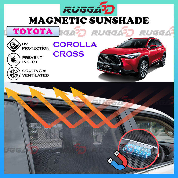 TOYOTA Corolla Cross 4pcs Sunshade Car Window Sun Shade Lazada