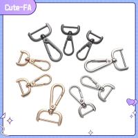 CUTE-FA โลหะ หัตถกรรมเครื่องหนัง ปลอกคอ Carabiner Snap อุปกรณ์เสริมกระเป๋า แหวนแยก ตะขอเกี่ยวที่ถอดออกได้ กุ้งก้ามกราม สายรัดกระเป๋า หัวเข็มขัด