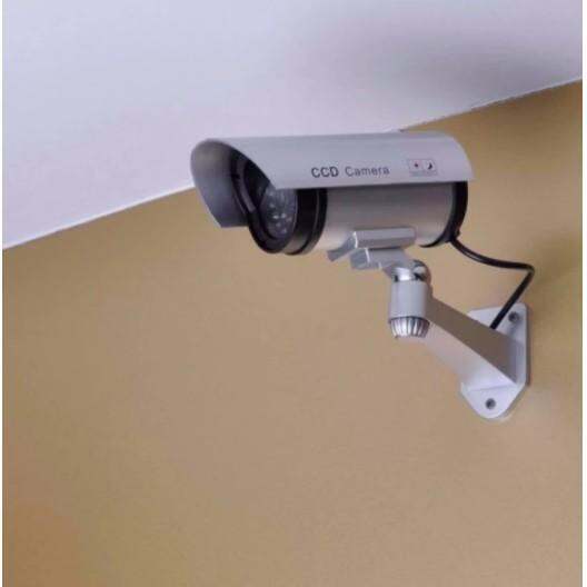 gion-dummy-ir-ccd-security-camera-silver-กล้องหลอก-สำหรับติดหลอกโจรขโมย