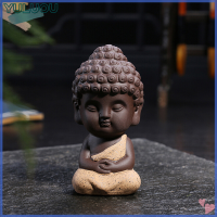 [ร้าน YuLu]??พระพุทธรูปน่ารักขนาดเล็กรูปปั้นพระ Tathagata โยคะอินเดียประติมากรรมแมนดาลา