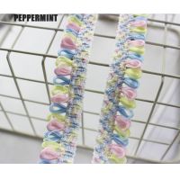 [HOT!] 2yard 2.3cm Pastel Fringed Trim colorful Tassel Lace Sewing Accessory for DIY vintage Trimming Tassel Webbing lace