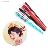 ◊✑◐ Colorful Retro Style Hand-carved Natural wood Hair Care Chopstick Hairpin Hair Stick Hair Accessories