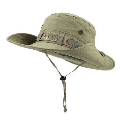 [hot]UV Protection Bucket Hat Men Sun Hat Fisherman’s Hat Women Outdoor Caps Straw Bucket Hat Fishing Hunting Safari Summer