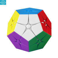 WT Qiyi 2x รถ Dodecahedron 2ลูกบาศก์มายากลห้าเหลี่ยมของเล่นใช้การบีบอัดรูบิคเรียบสำหรับ Kado Ulang Tahun【cod】