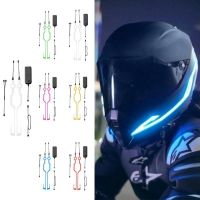 ❆ Universal Helmets Light Strip Bright LED Warning Light For Motorcycle Helmets Decoration For Safety Bike Luminous Night Styling