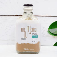 FLOW MENTO โฟลว์เมนโต้ cold brew coffee โคลด์บริว กาแฟสกัดเย็น ไม่มีน้ำตาล Every drop of happiness รส Cold Brew Coffee (Latte กาแฟลาเต้สกัดเย็น)