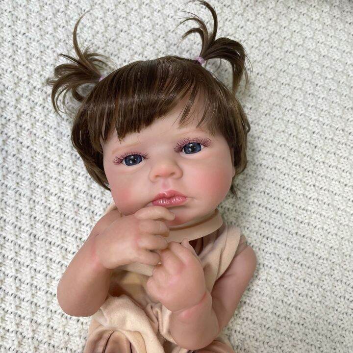 yf-20inch-already-painted-reborn-doll-kit-loulou-awake-hand-rooted-hair-unassembled-parts-with-cloth-body-toy-figure-lol