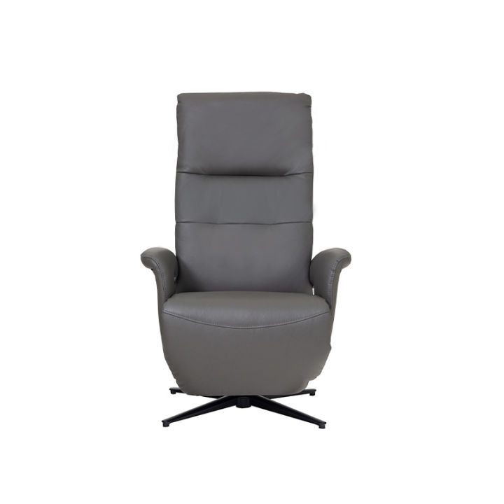 modernform-recliner-รุ่น-ceasar-เก้าอี้ปรับนอน-หนังแท้-สีดำชาร์โคล-พร้อมพอร์ทต่อ-usb