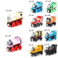 Lo 【 Ready 】แรงเสียดทานขับเคลื่อนของเล่นรถไฟ Thomas รถไฟแม่เหล็กของเล่นเด็กวัยหัดเดินไม้